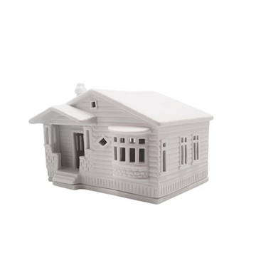 Porcelain Tealight House - Bungalow