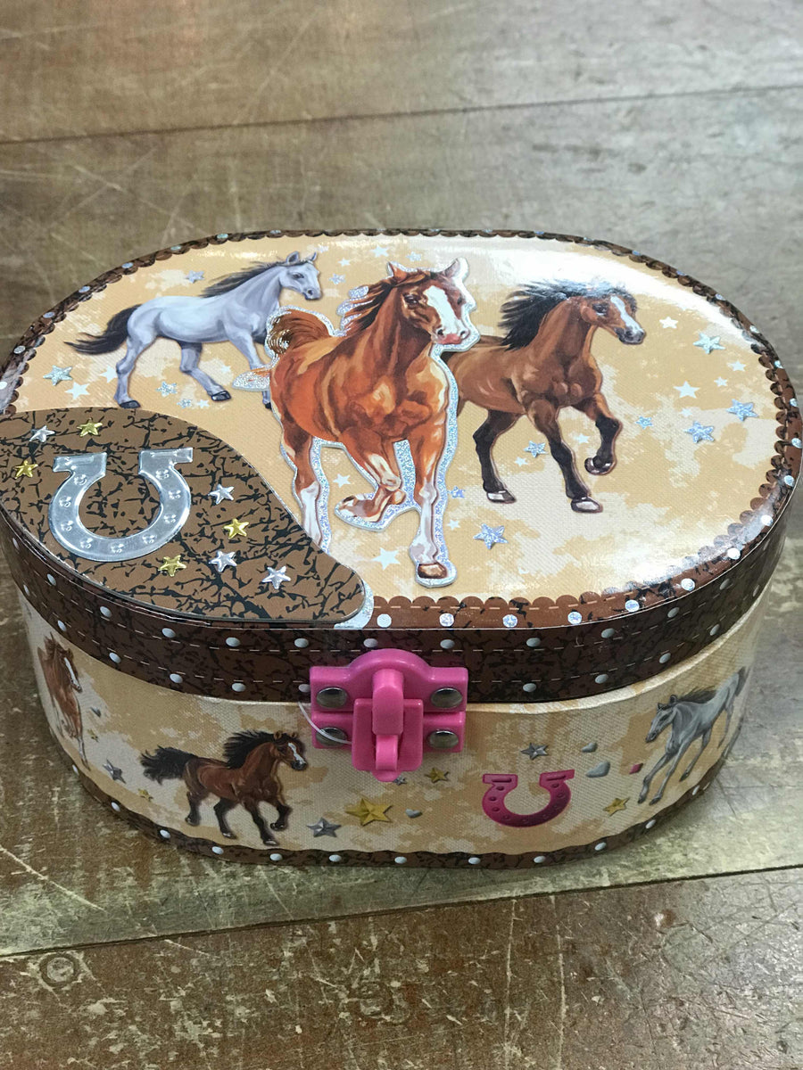 Horse Musical Jewellery Box