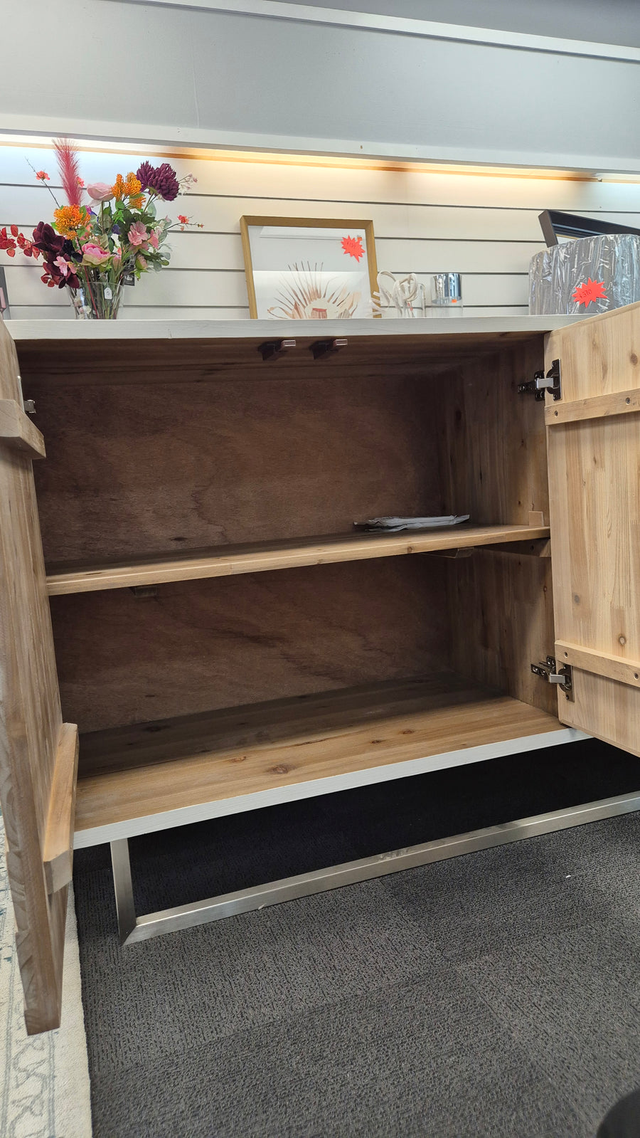 White Washed Sideboard