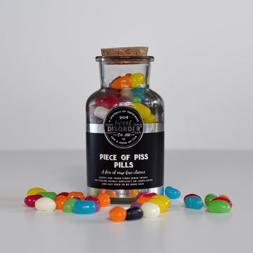 Piece Of Piss Pills Candy Jar