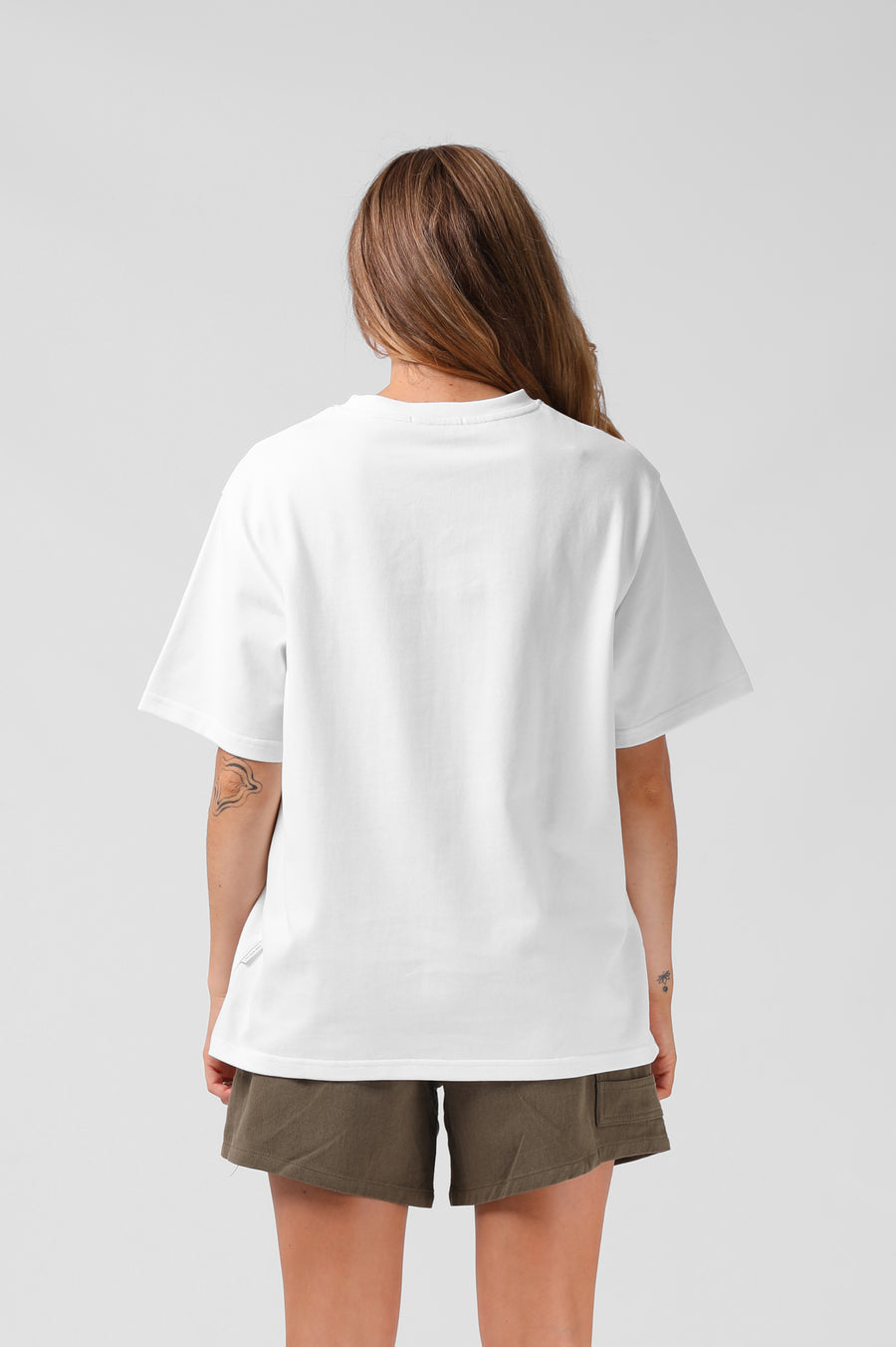 Oversized Sanded Tee - Off White