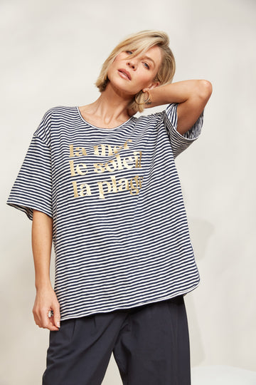 La Plage T- Shirt - Indigo