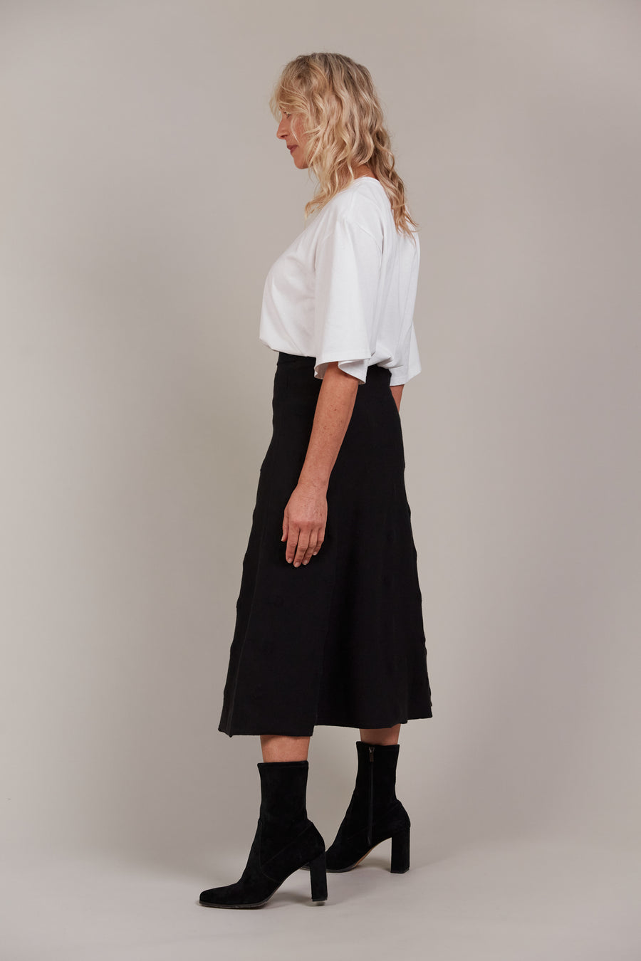 Masa Knit Skirt - Black