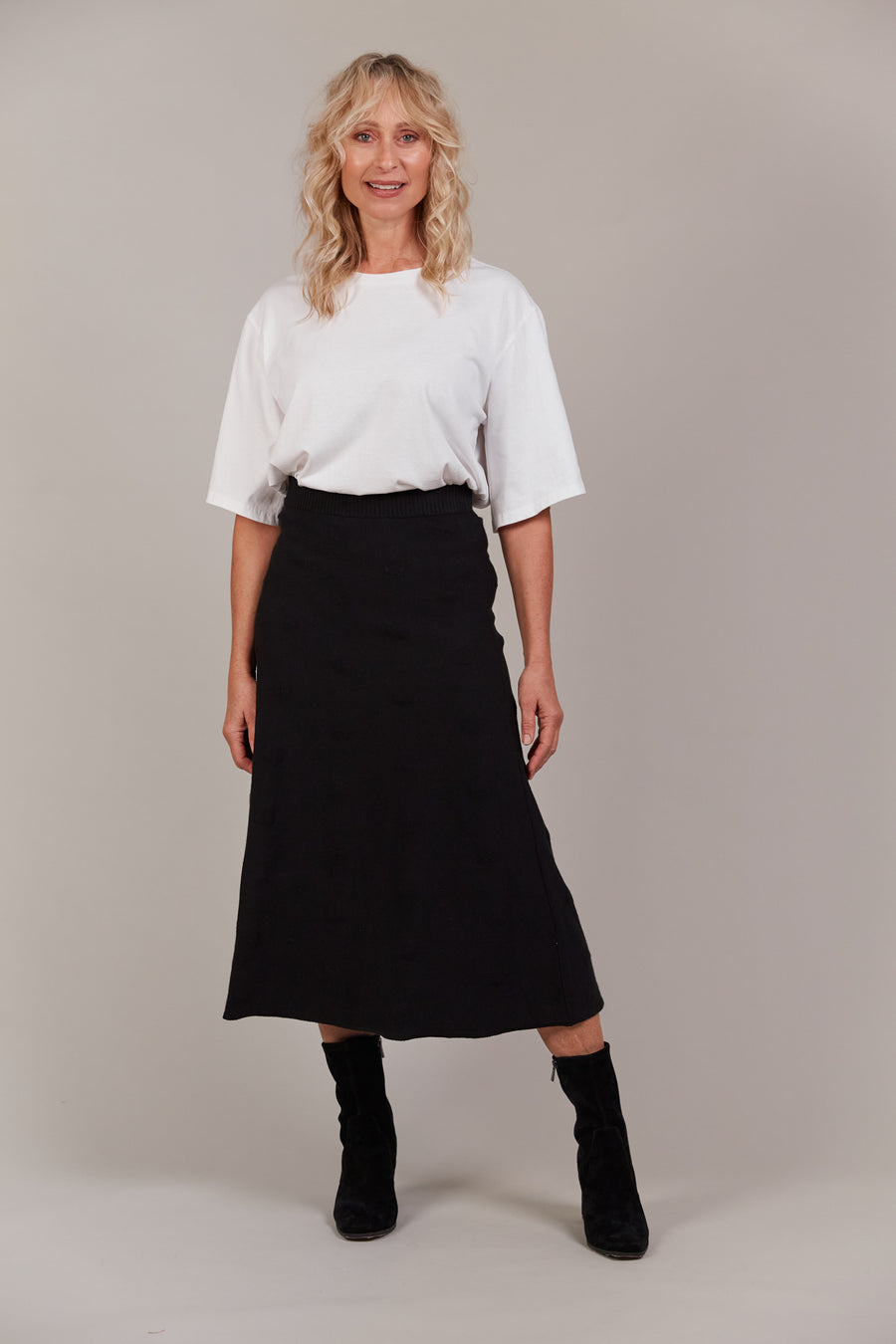 Masa Knit Skirt - Black