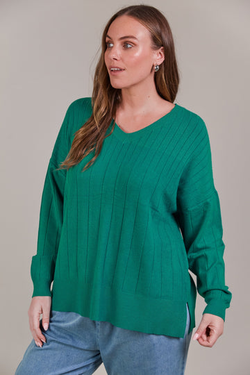 Palmer Relaxed Knit - Teal