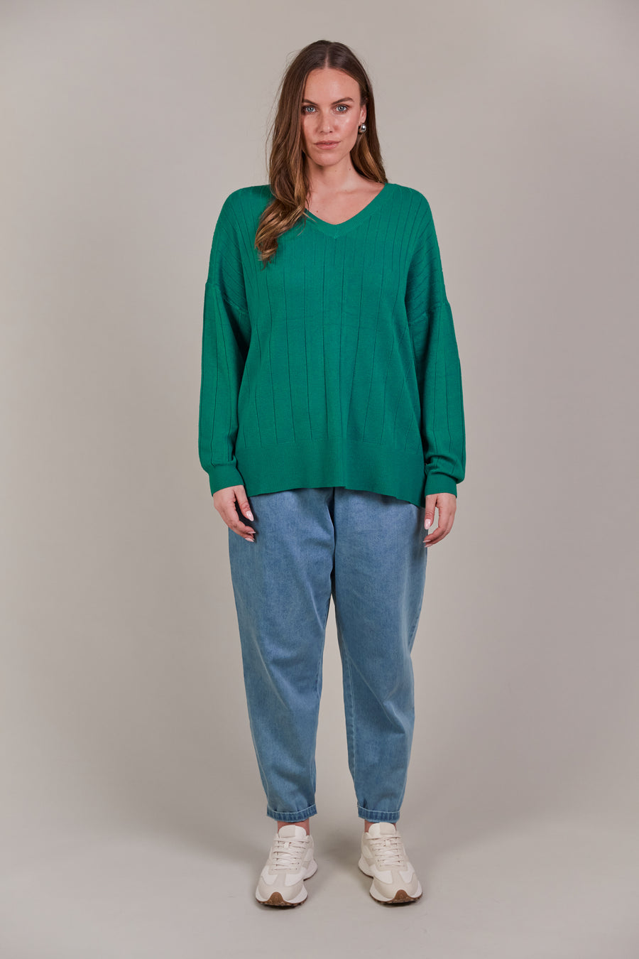 Palmer Relaxed Knit - Teal