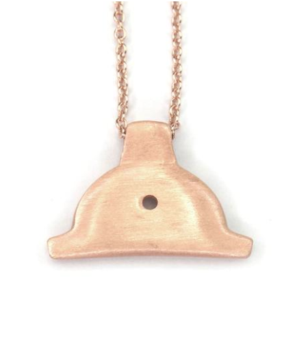 Shepherd's Whistle Necklace - Rose Gold