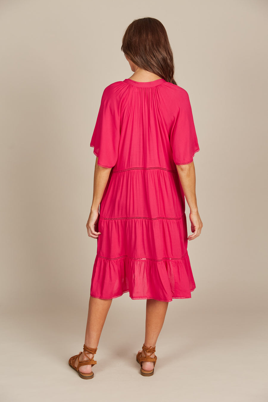 Esme Dress - Raspberry