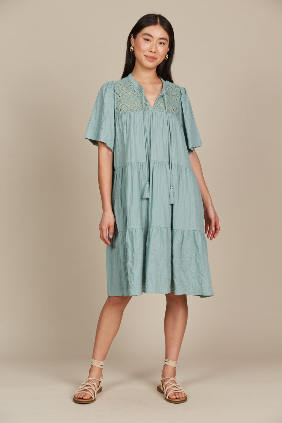 Fleur Dress - Seafoam