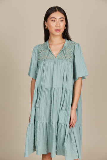 Fleur Dress - Seafoam