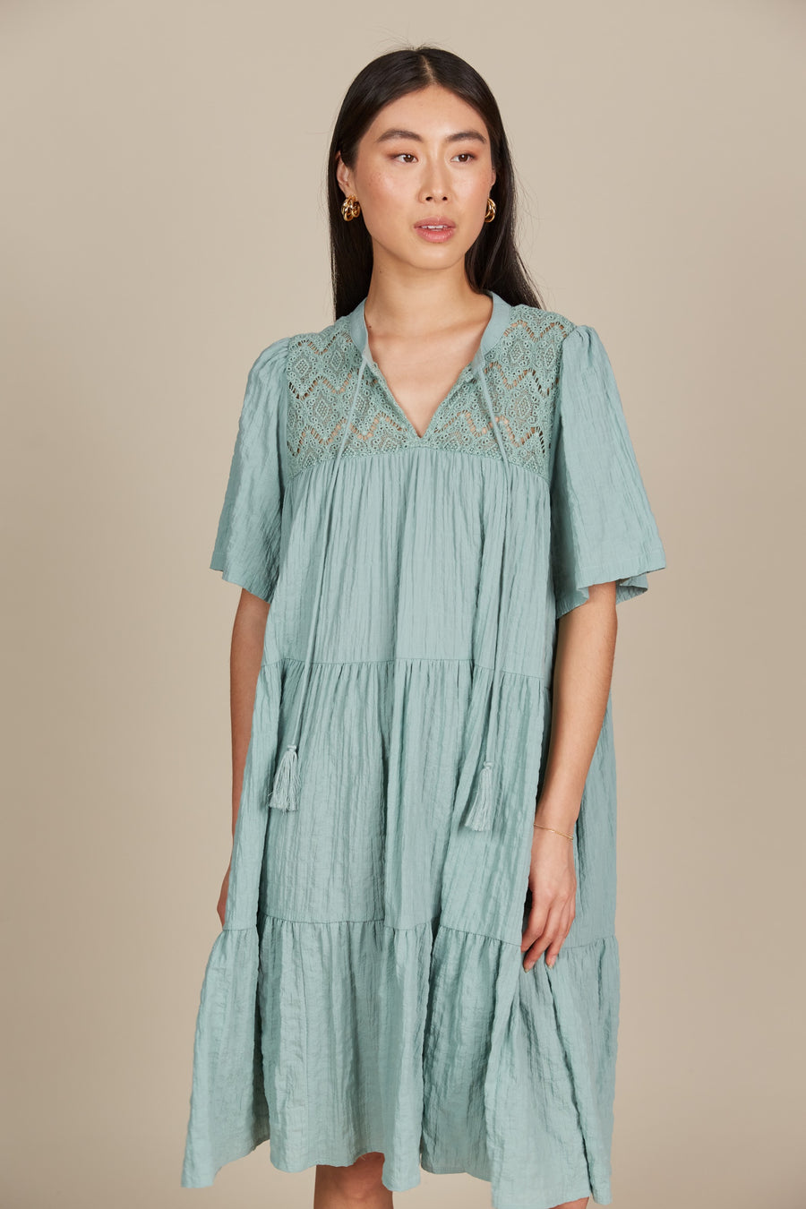 Fleur Dress - Seafoam