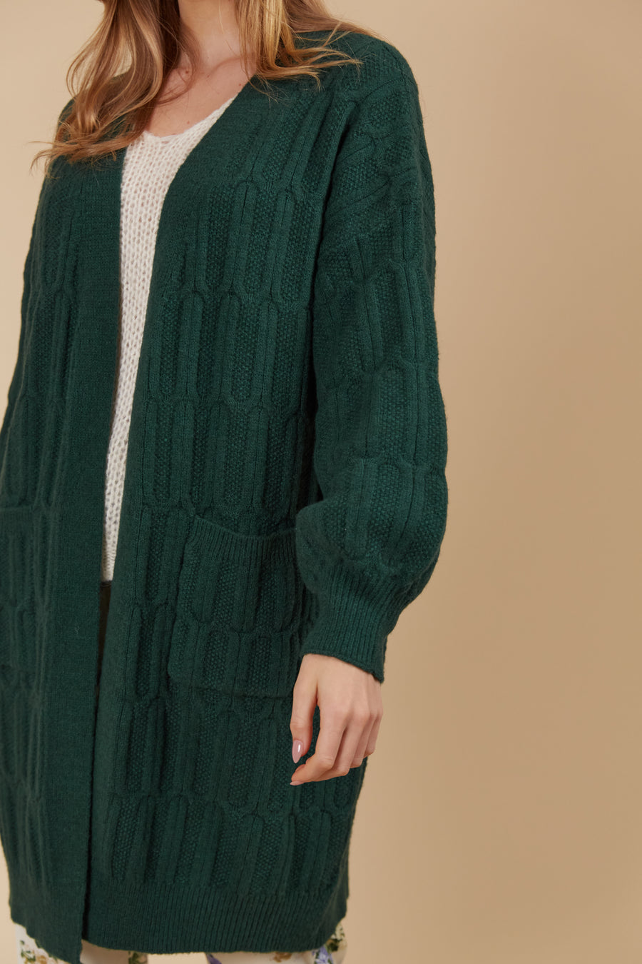 Hera Cardigan - Pine