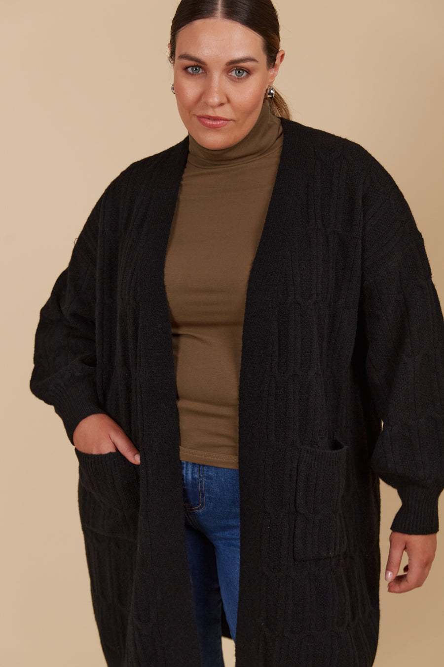 Hera Cardigan - Onyx