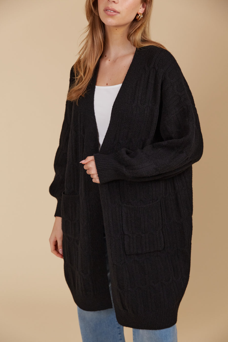 Hera Cardigan - Onyx