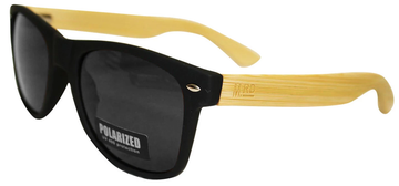 Moana Rd Sunnies-Blk, Plain Arms, Black Lens