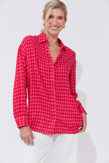 Casablanca Shirt - Chilli/Pink