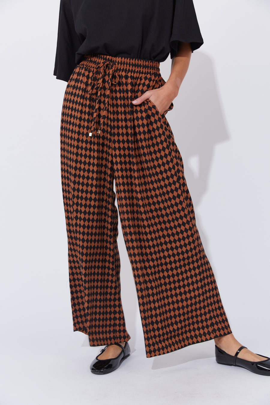 Casablanca Pant - Kohl/Dune