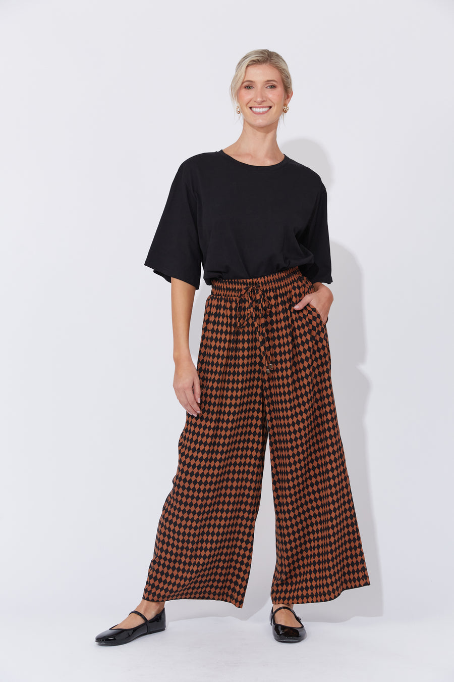 Casablanca Pant - Kohl/Dune