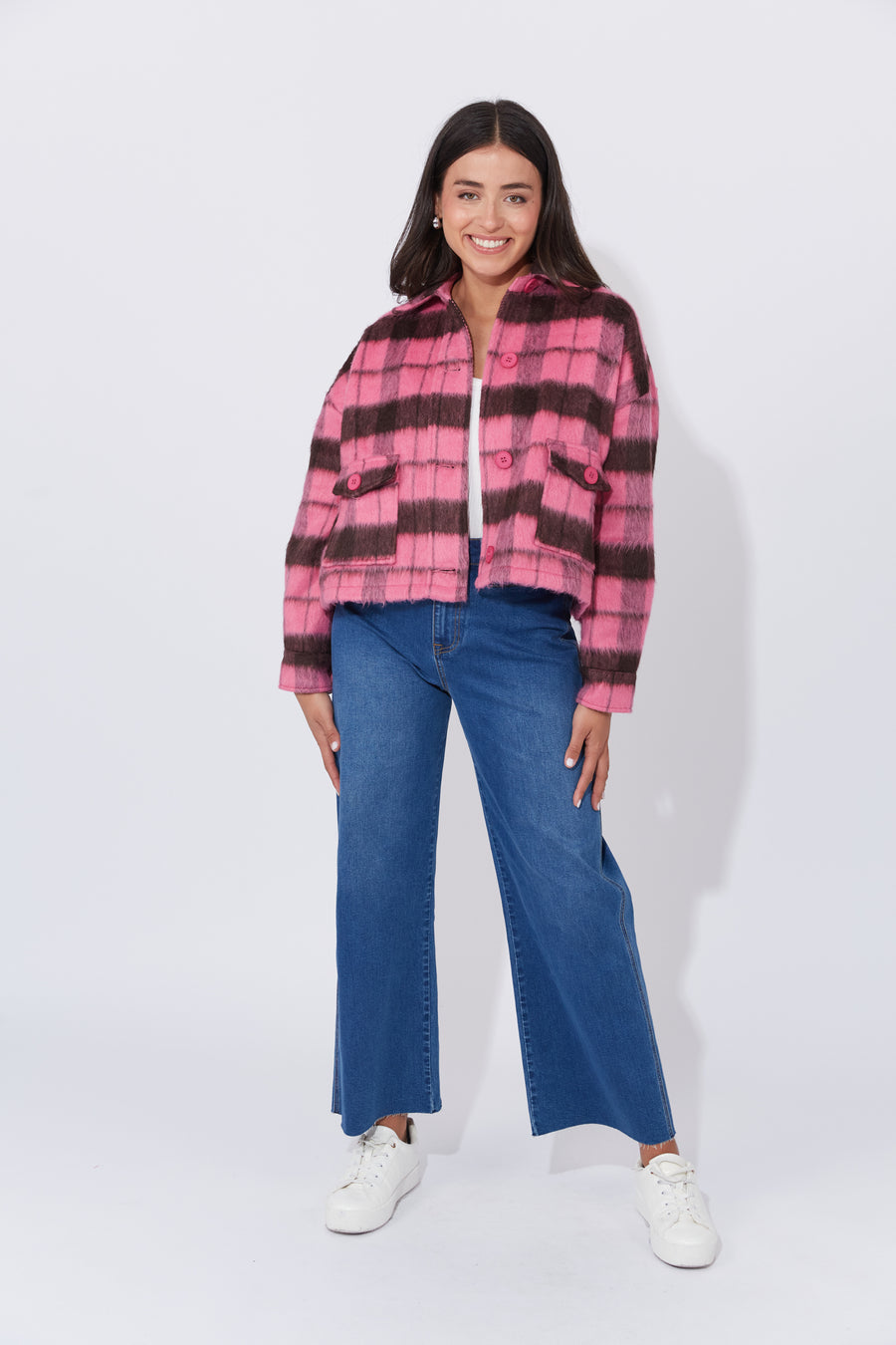 Daytona Crop Jacket - Pink