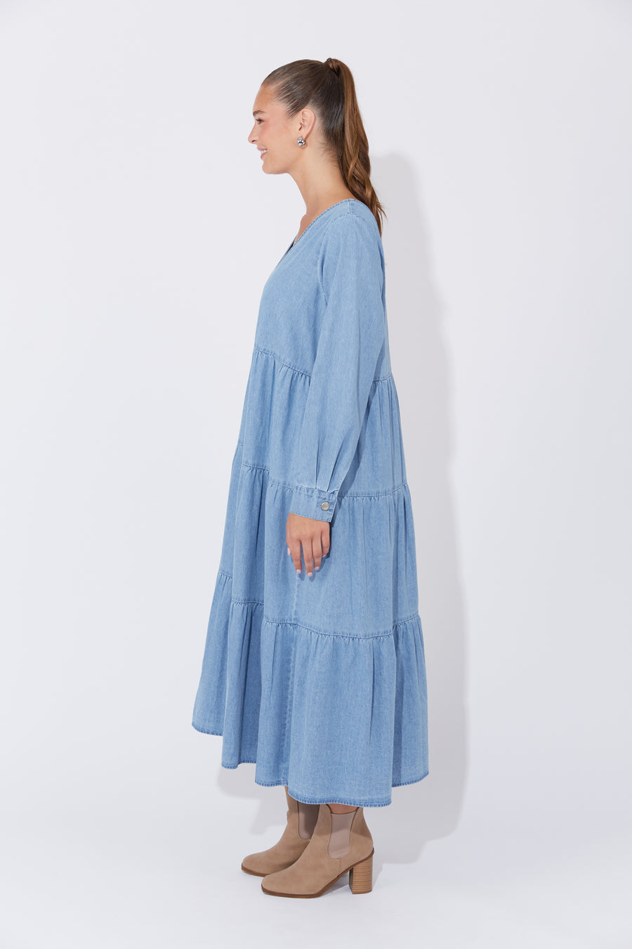 Austin Denim Maxi - Denim