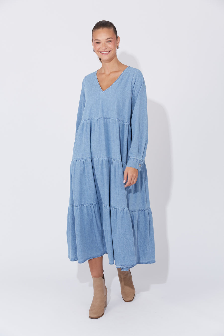 Austin Denim Maxi - Denim