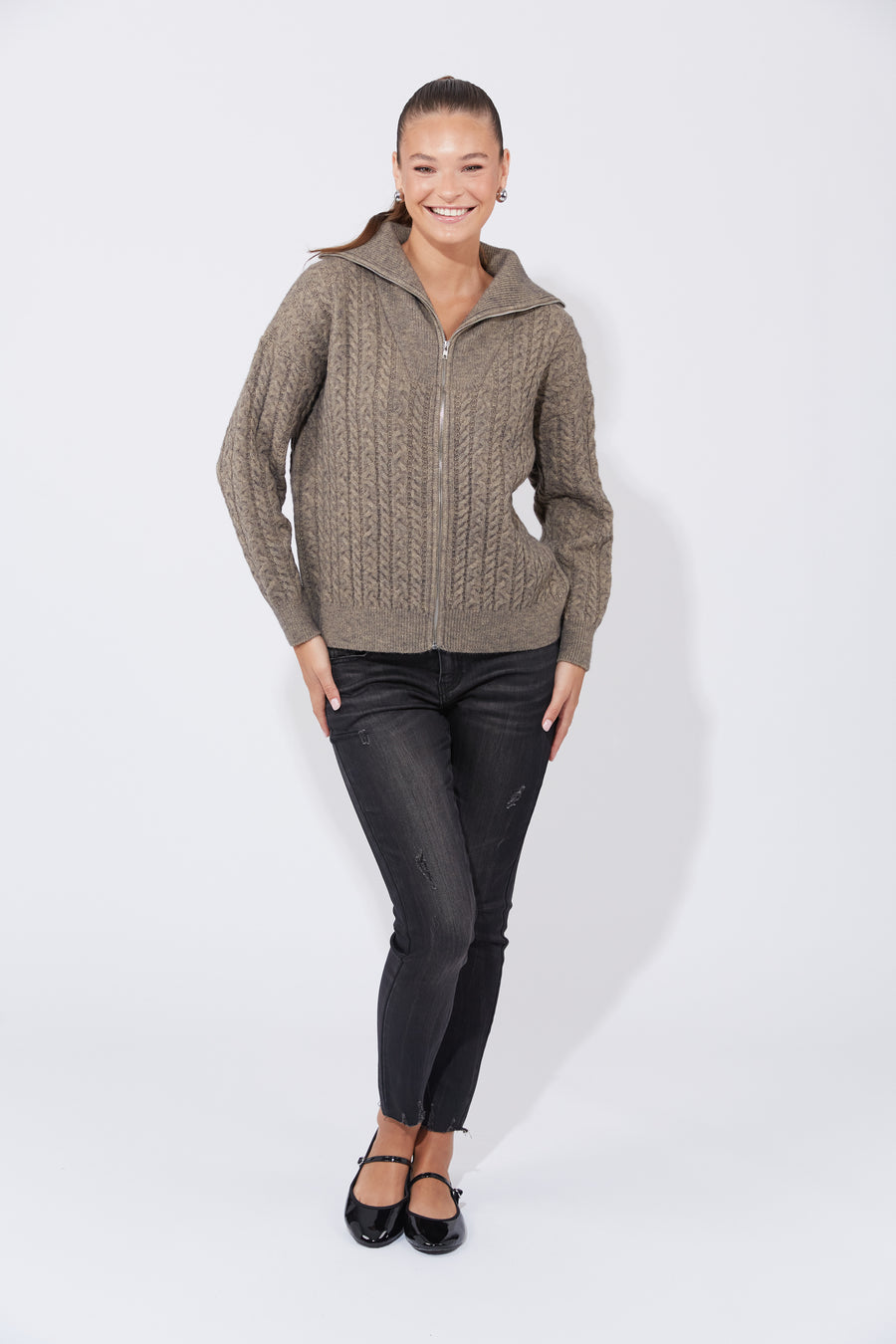 Cadiz Zip Jumper - Marle