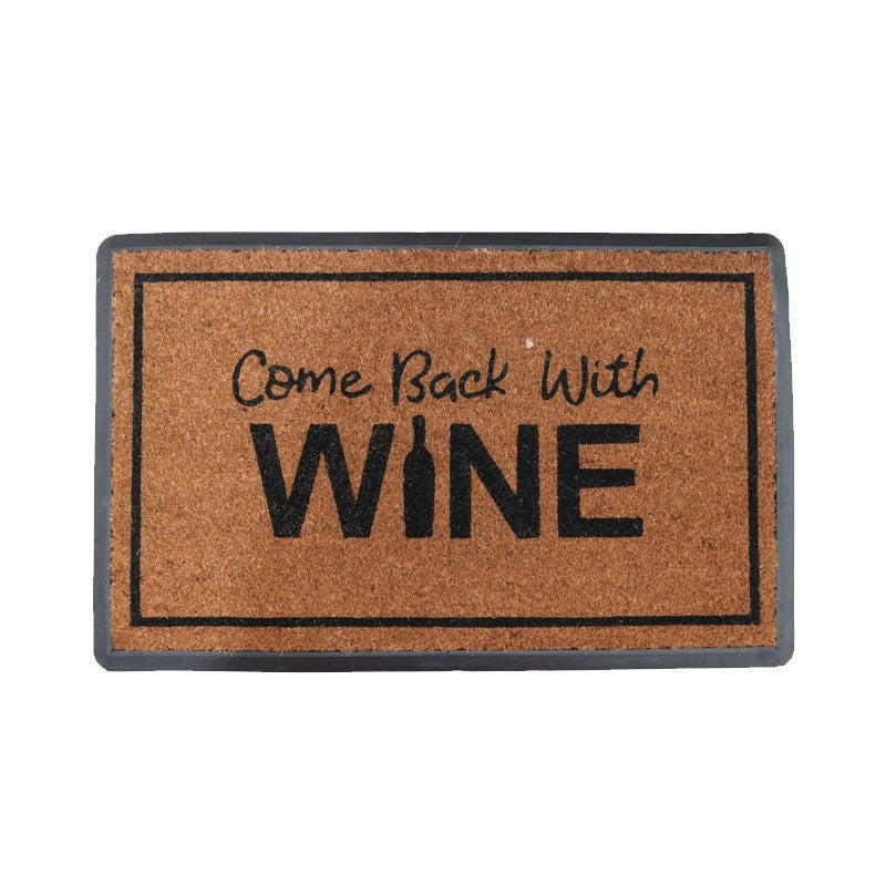 Door Mat - Wine