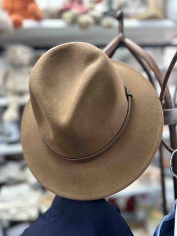 Kids Panama Wool Hat - Tan