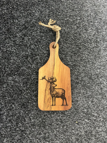 Small Laser Engraved Paddle Board - Stag