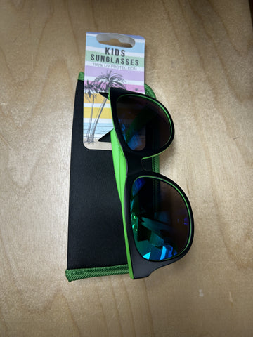 Kids Sunglasses - Green/Black