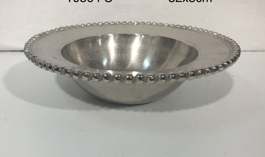 Round Bowl with Ball Border - 32cm