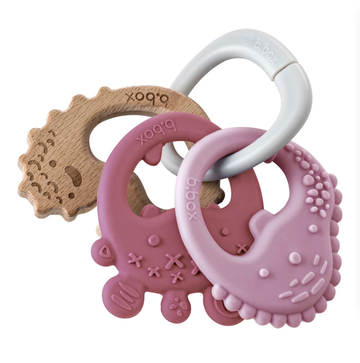 Trio Teether - Blush Monster