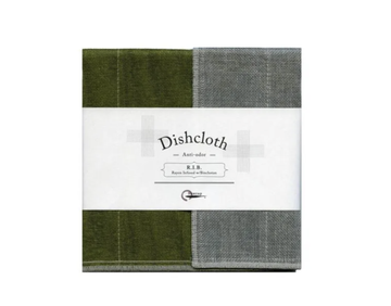 Nawrap Rib Dishcloth - Moss Green