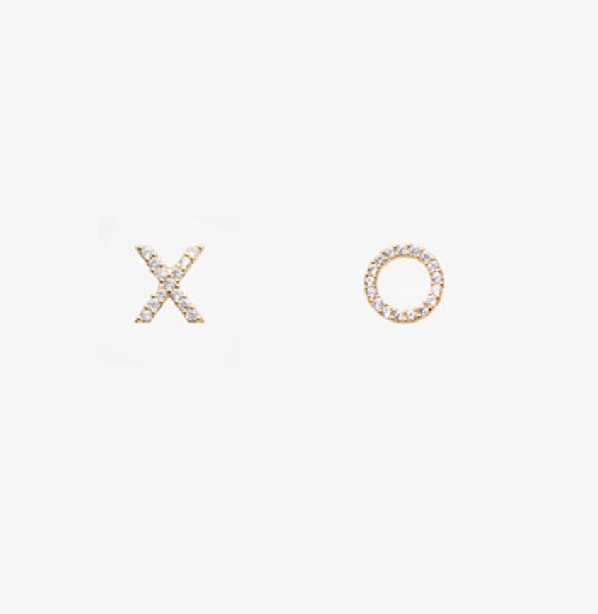 Diamante XO Earring - Gold