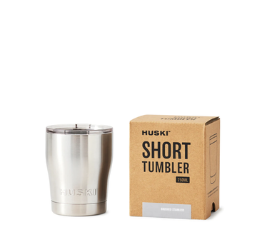 Huski Short Tumbler 2.0 - Brushed Stainless