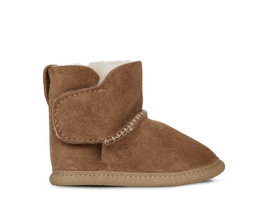 Platinum Baby Bootie - Chestnut