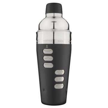 Aurora Recipe Matte Black Cocktail Shaker