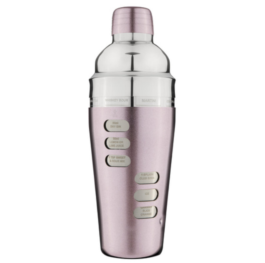 Aurora Recipe Blush Cocktail Shaker