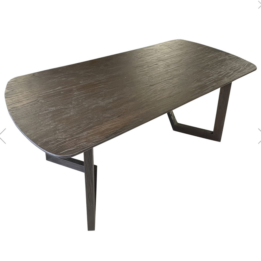 Massey Black Elm Dining Table - 180cml