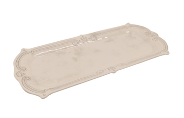 Melamine French Grey Rectangle Platter - 45cm