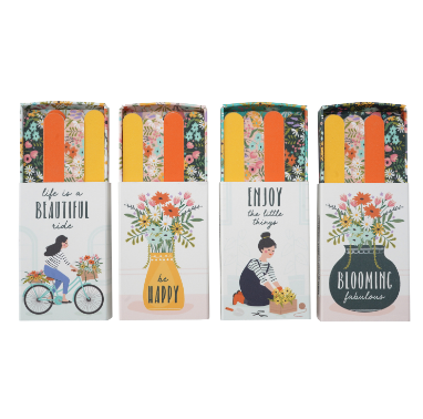 The Flower Market matchbox nail files