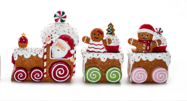 Gingerbread Train - 3piece