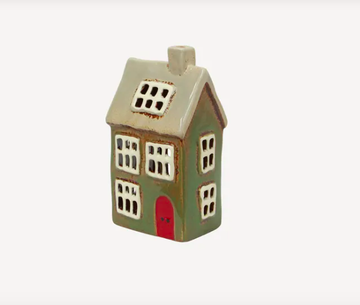 Alsace Tea Light House Christmas - Green