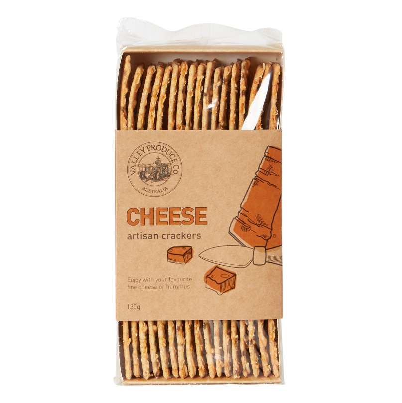 Artisan Flatbread Crackers - Cheese