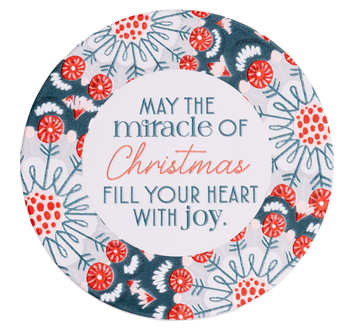 Christmas Joy Ceramic Coaster