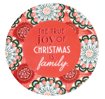 Christmas Family Ceramic Coaster