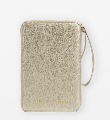 Getaway Travel Wallet - Gold