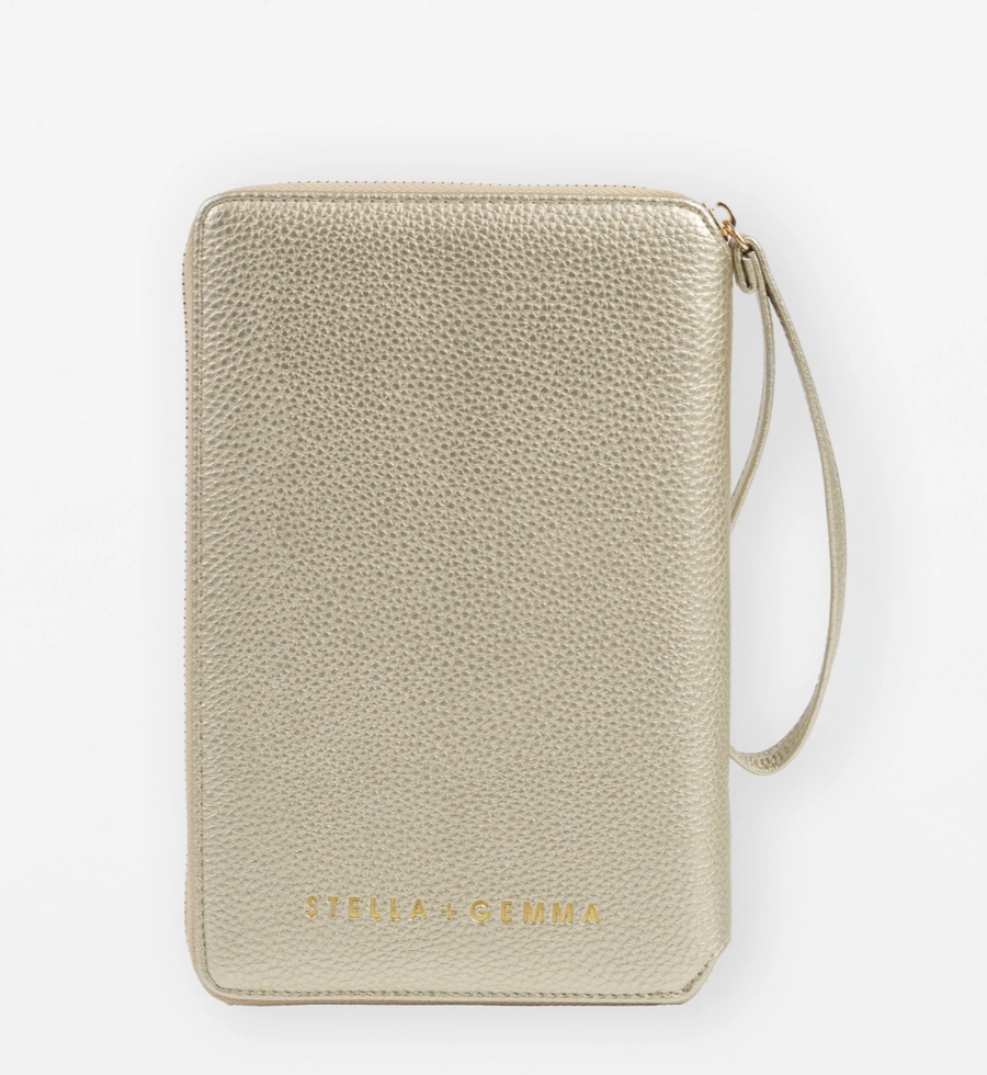 Getaway Travel Wallet - Gold