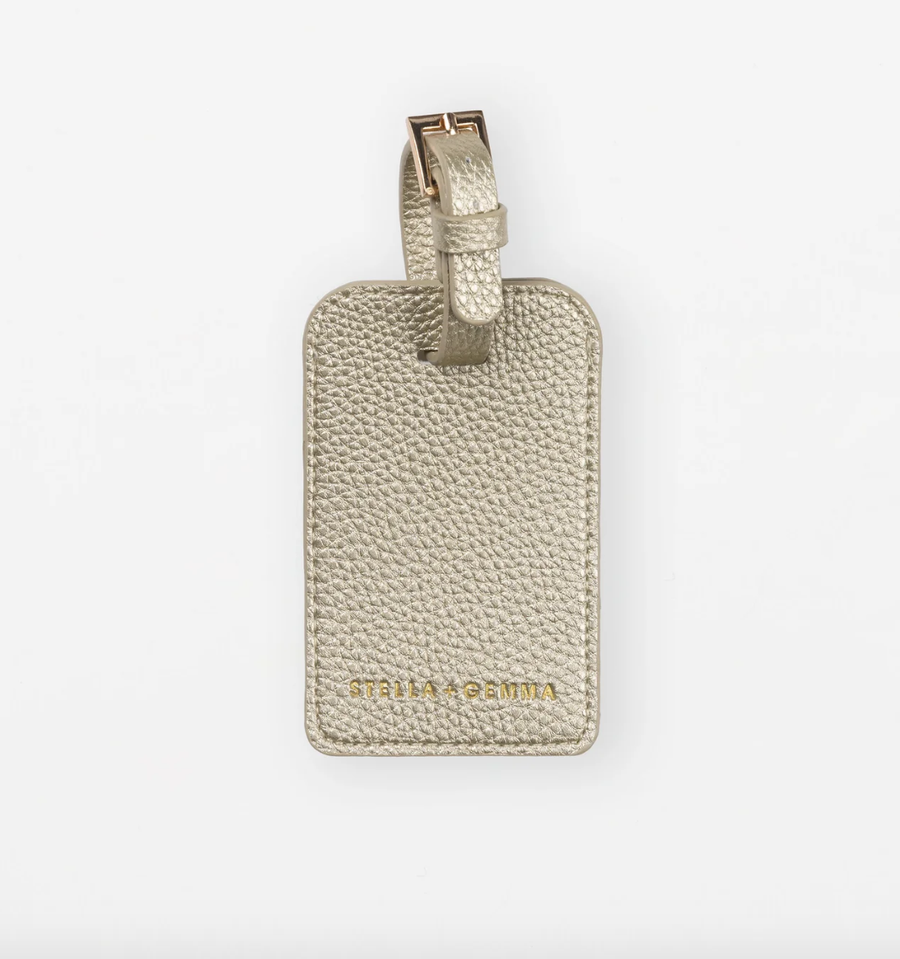 Getaway Travel Tag - Gold