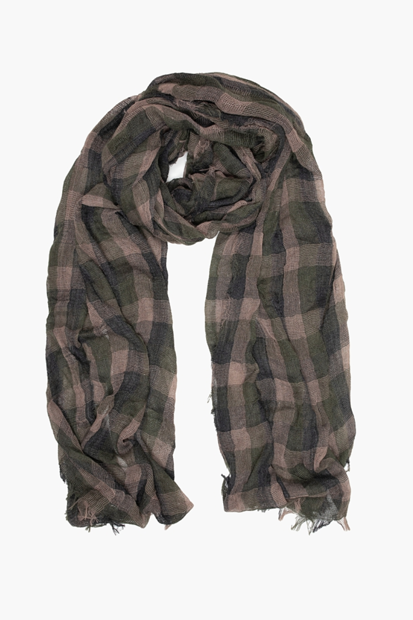 Jackson Check Scarf - Pine